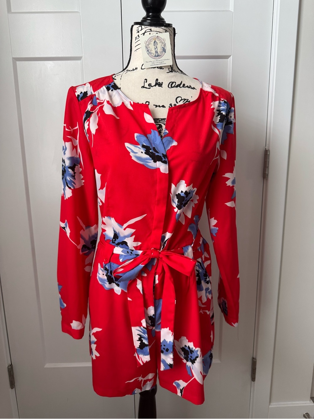 Fleur Bleue Women's Floral Jumpsuit Women’s Size 6
